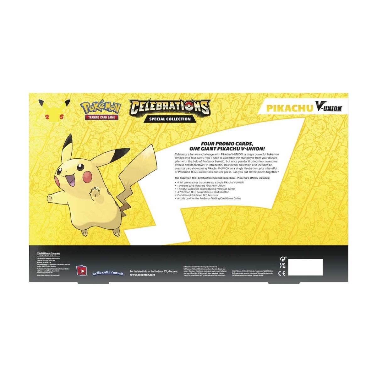 CELEBRATIONS SPECIAL COLLECTION(PIKACHU V-UNION)